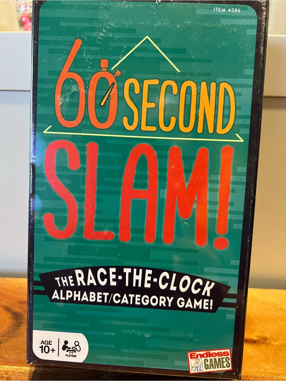 60 Second Slam Party Game NEW Sealed Endless Games Family Word Game 2-6 Players